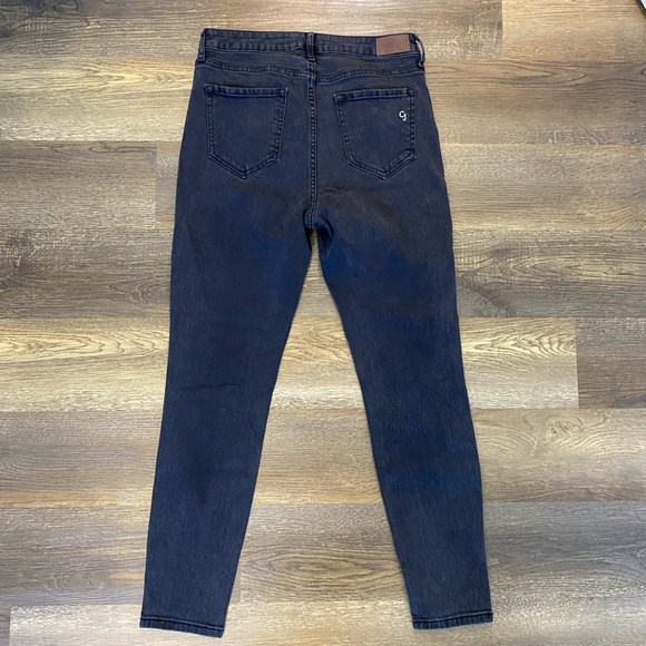 Carly Jean Los Angeles Jeans Women’s 9 Black Miller High Waist Stretch Skinny - Picture 2 of 16